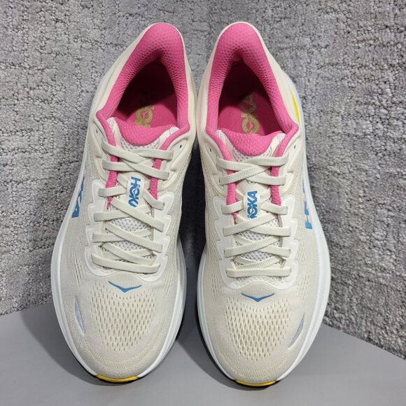 Hoka One One Bondi 9 Women's Size 10D US Alabaster Birch Running Shoes 1162014 - Picture 8 of 11